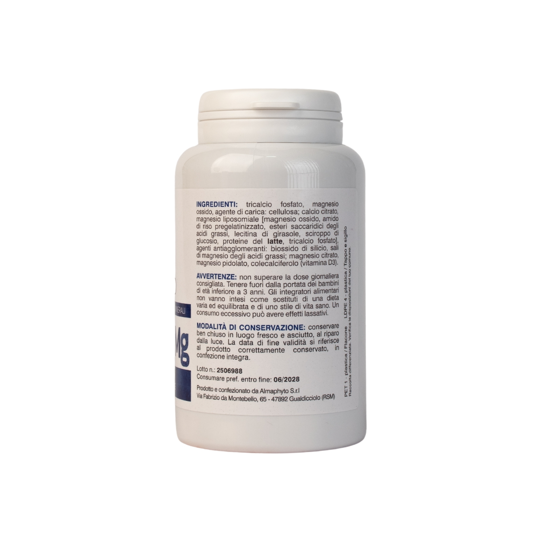Calcio Magnesio D3 Adulti 120 Tabletten, Erbalia