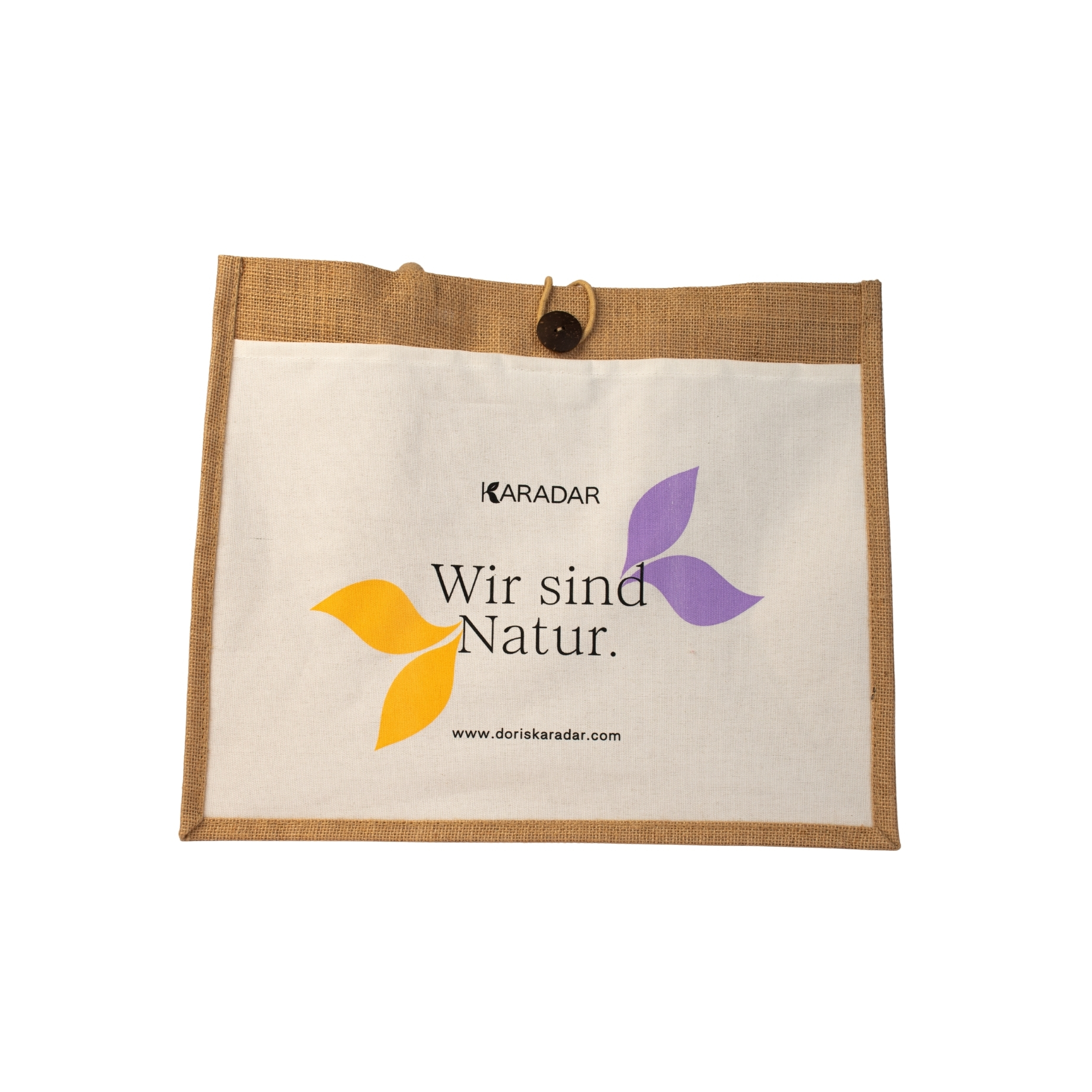 JUTETASCHE "WIR SIND NATUR"
