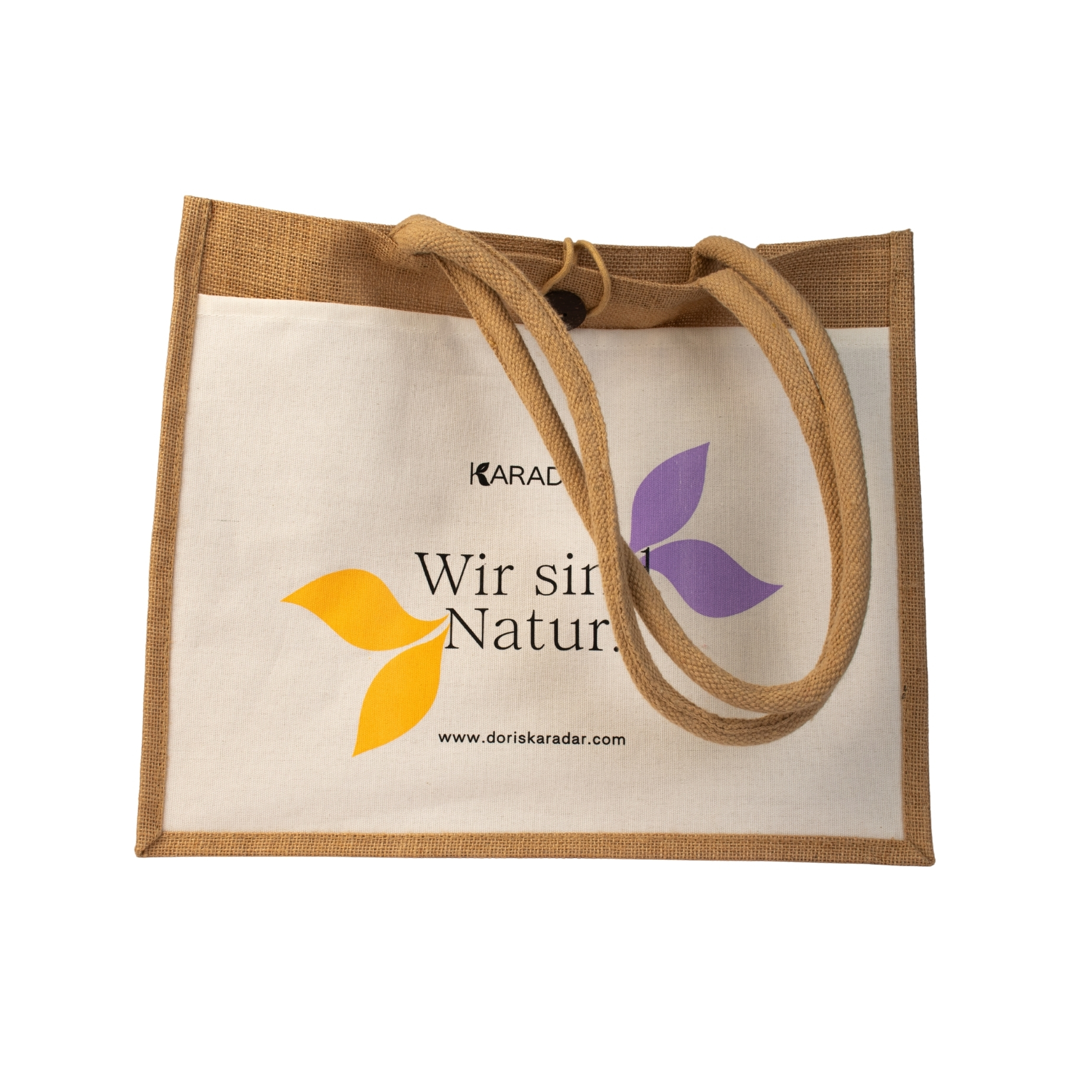 JUTETASCHE "WIR SIND NATUR"