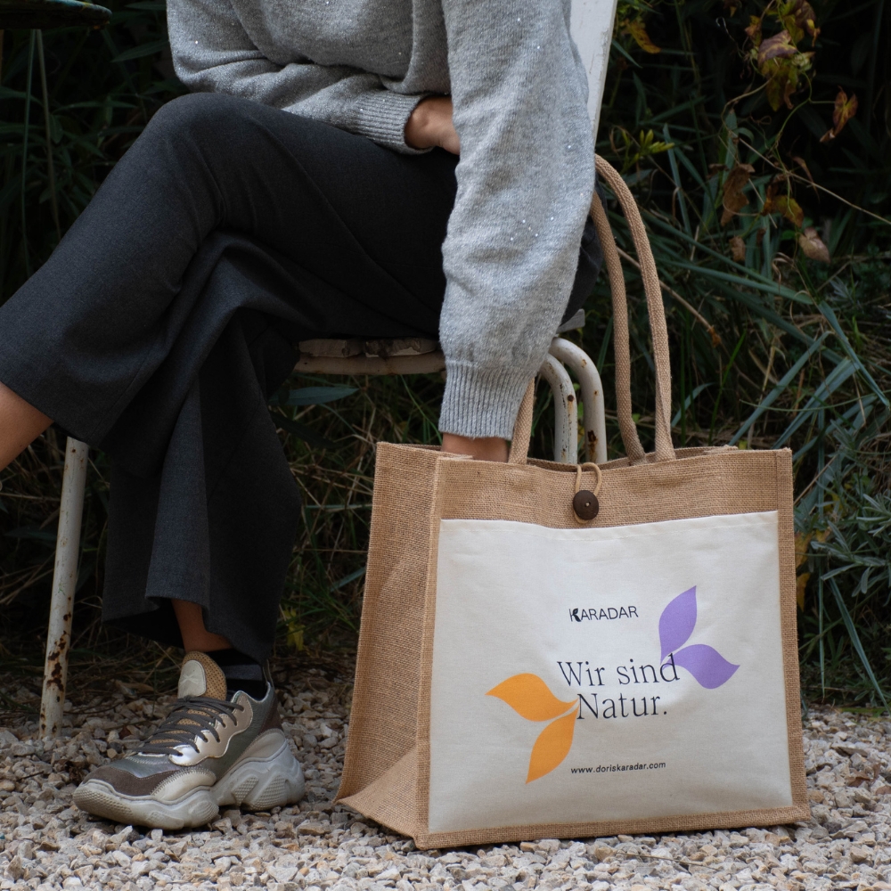 JUTETASCHE "WIR SIND NATUR"