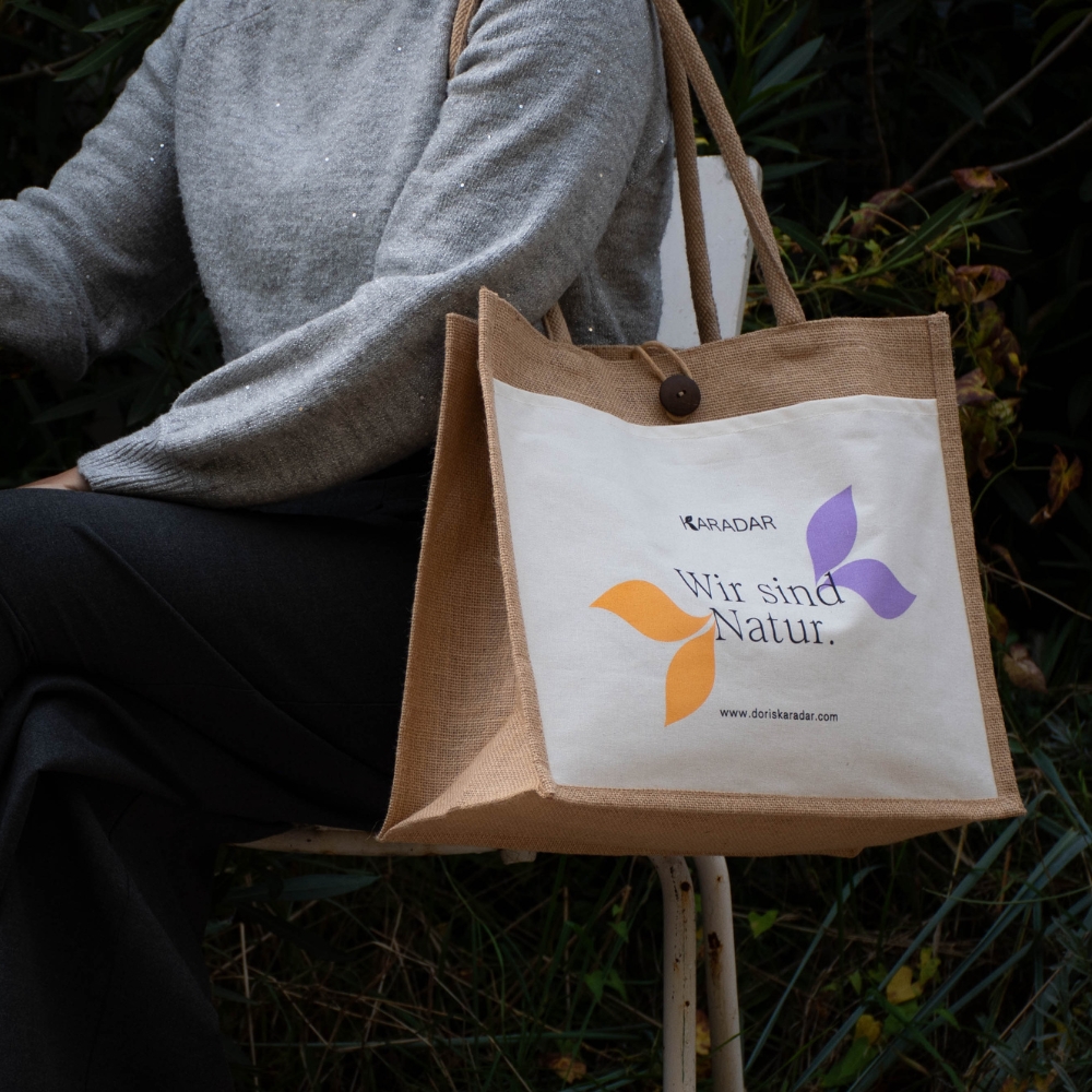 JUTETASCHE "WIR SIND NATUR"