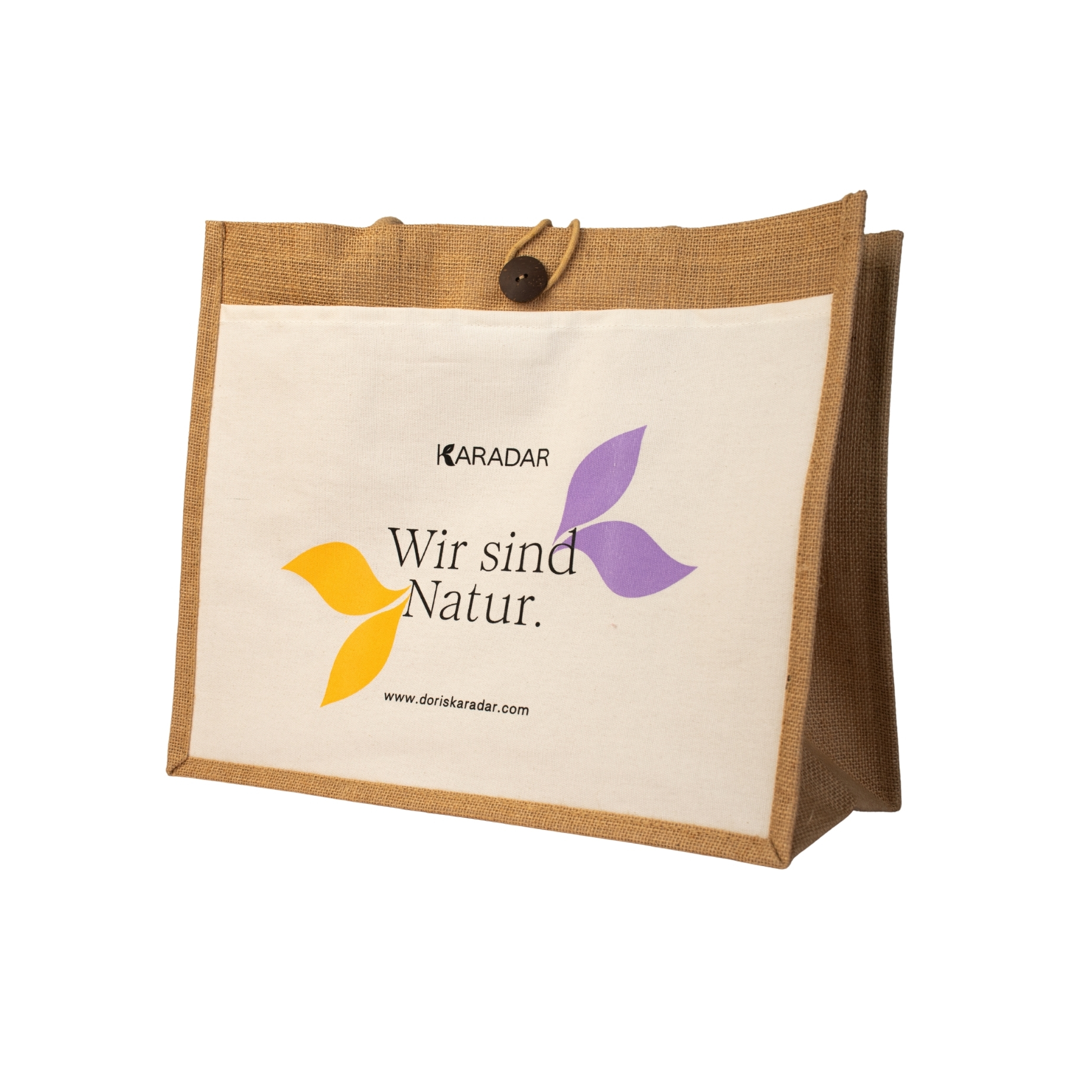 JUTETASCHE "WIR SIND NATUR"