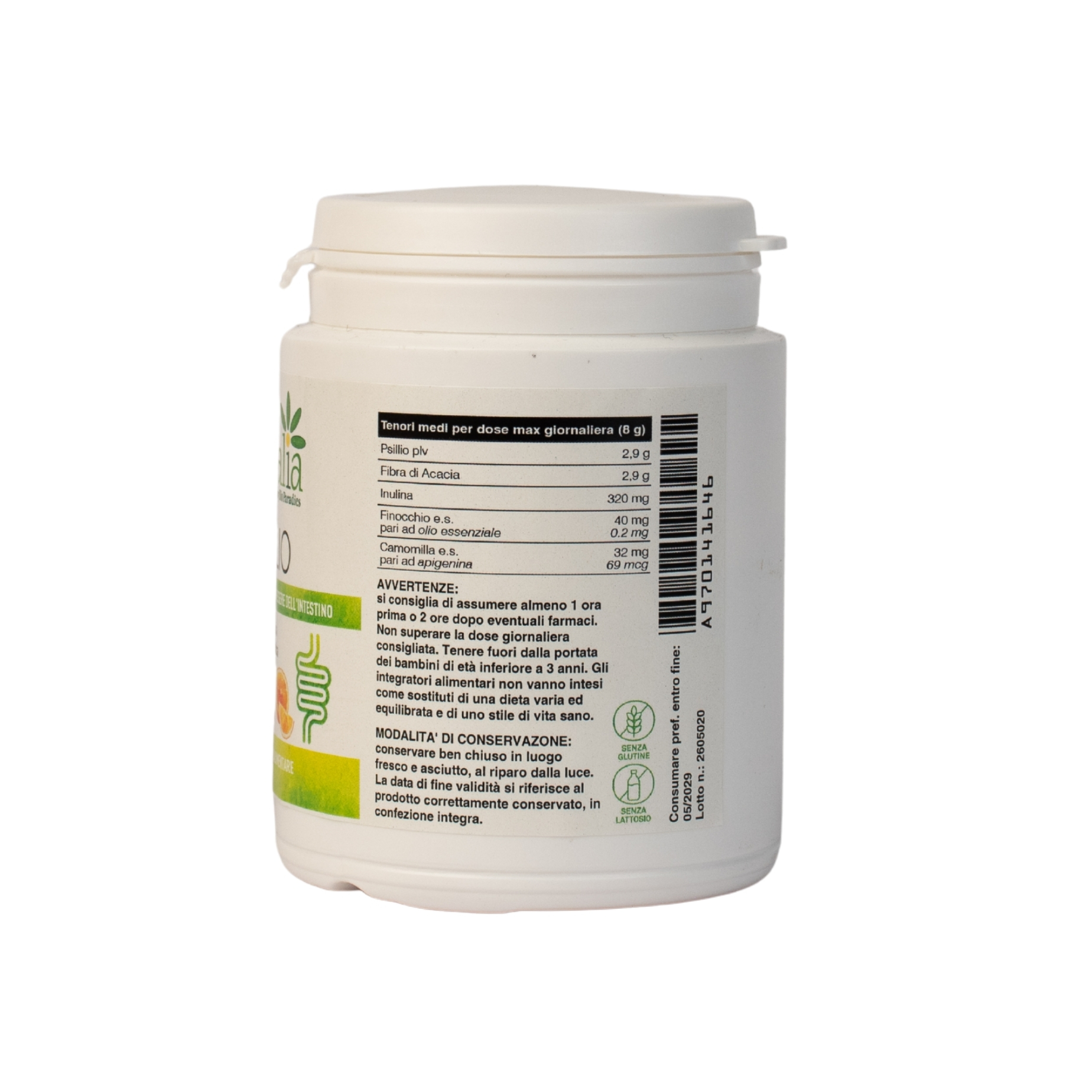 Flohsamen Pulver 125gr, Erbalia