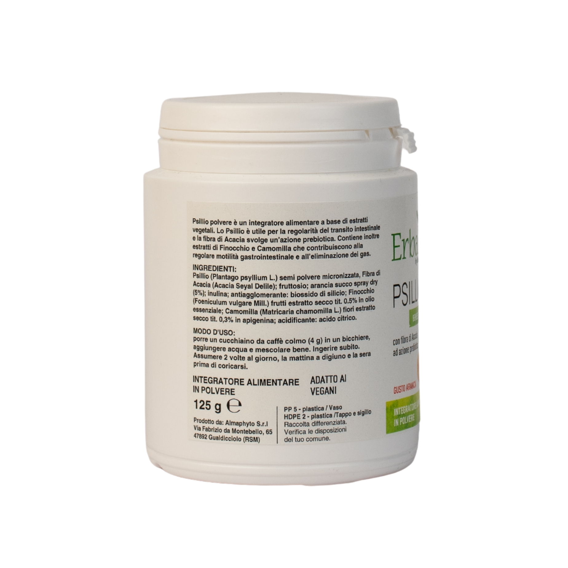 Flohsamen Pulver 125gr, Erbalia