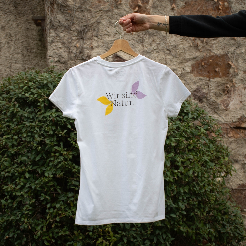 T-SHIRT NEUTRAL "WIR SIND NATUR" SCHRIFT HINTEN
