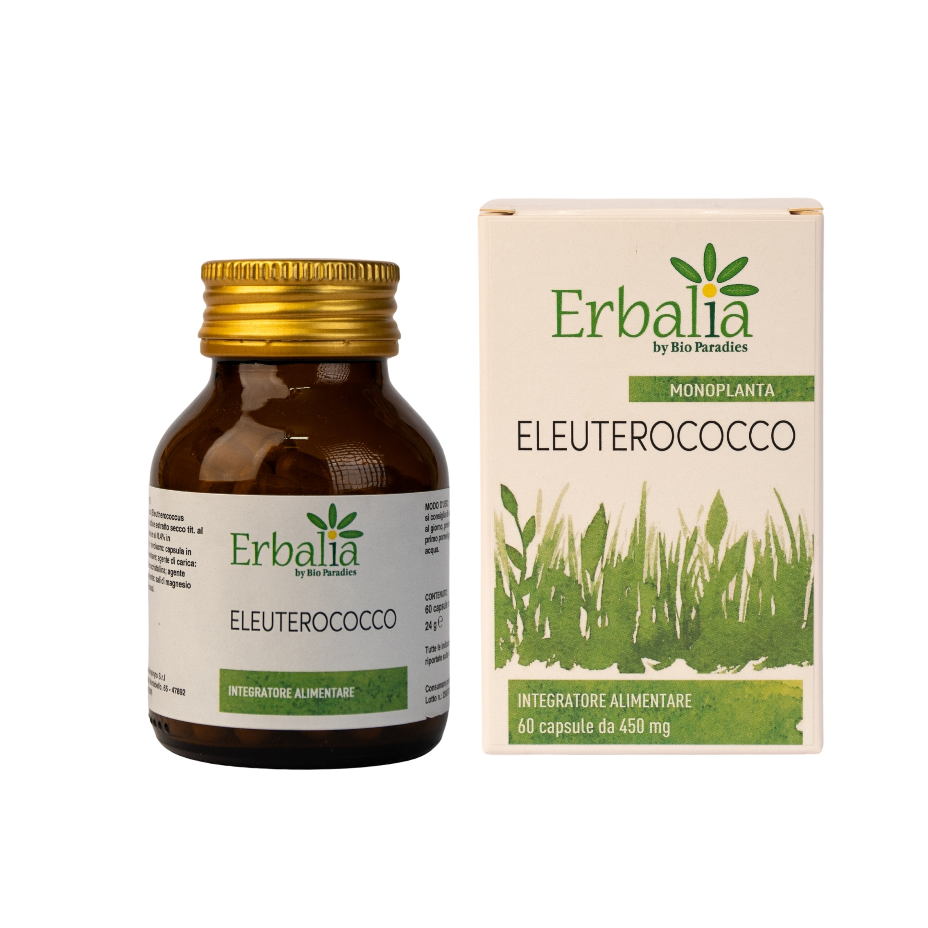 Eleuterococco, 60 Kapseln, Erbalia