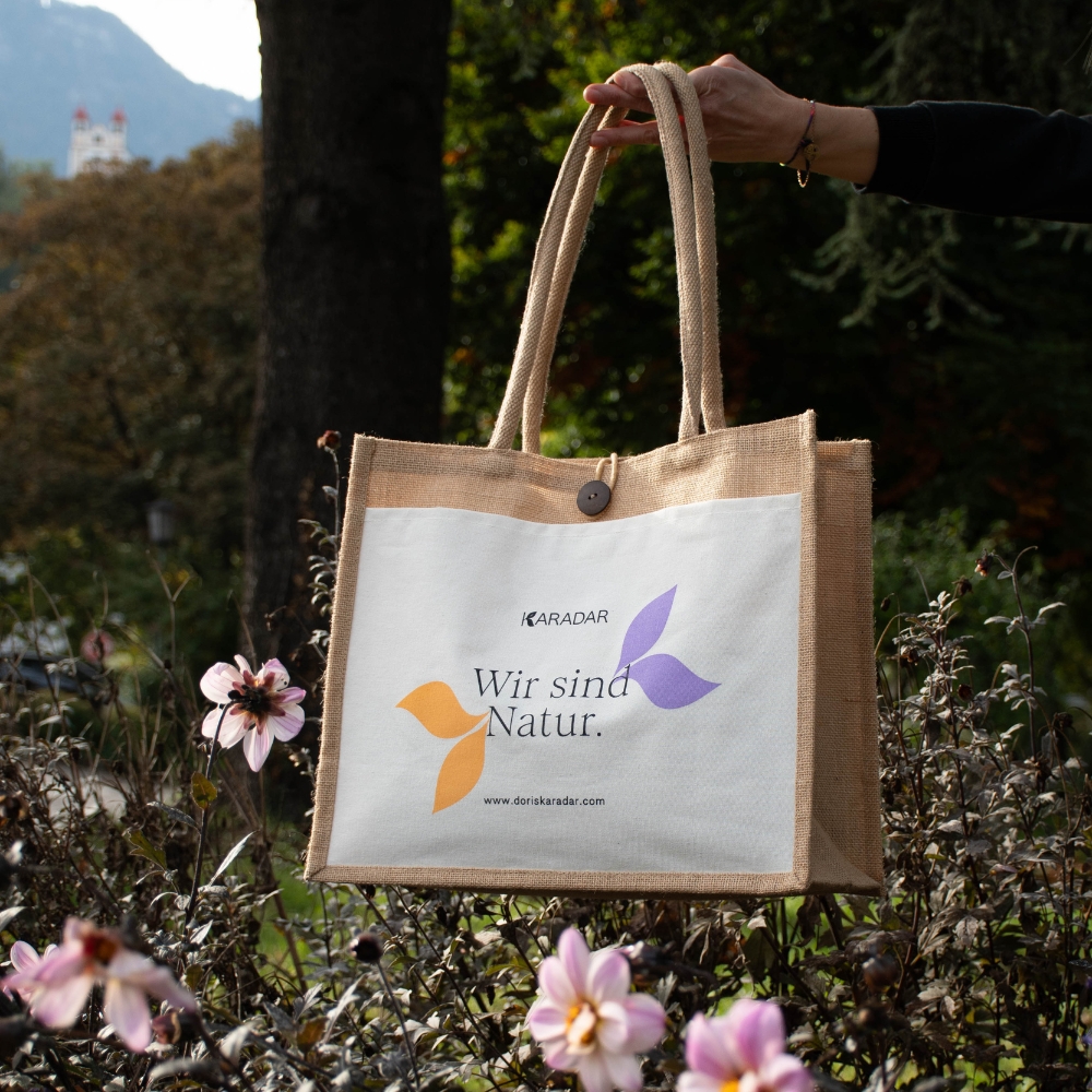 JUTETASCHE "WIR SIND NATUR"